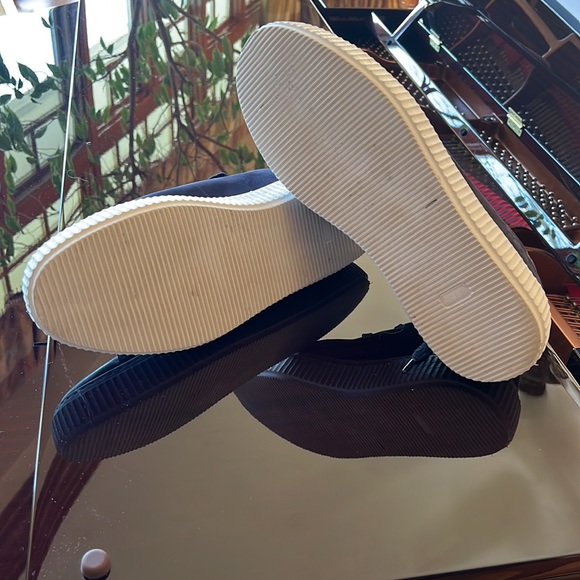 Men’s leather and suede navy sneaker - Picture 4 of 6